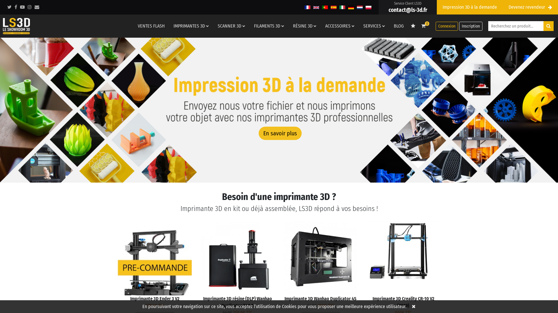 Aperçu du site https://lv-3d.fr