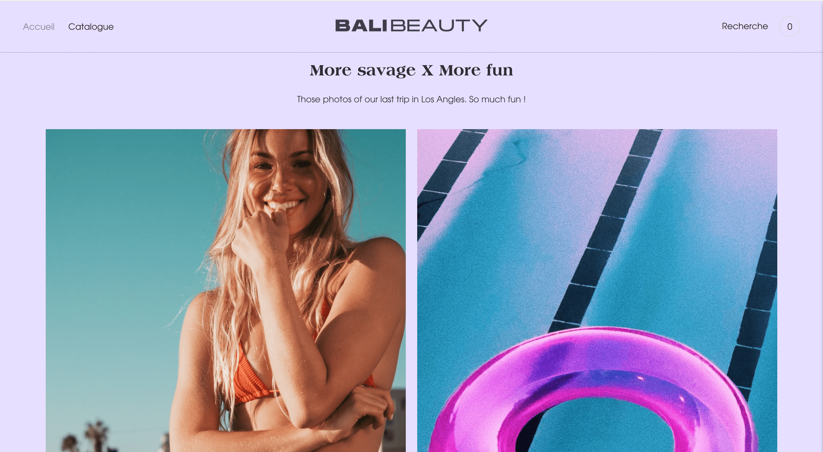 Aperçu du site http://balibeauty.fr