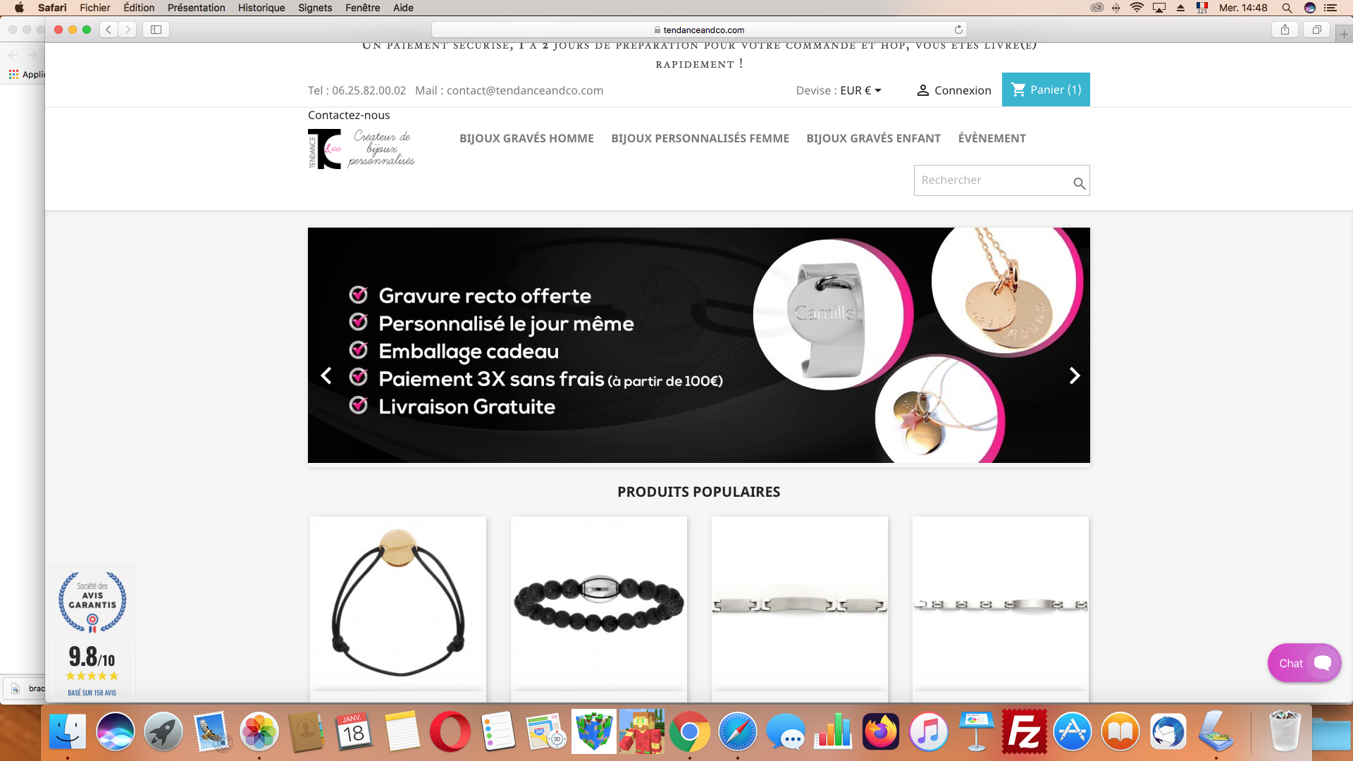 Aperçu du site https://www.tendanceandco.com