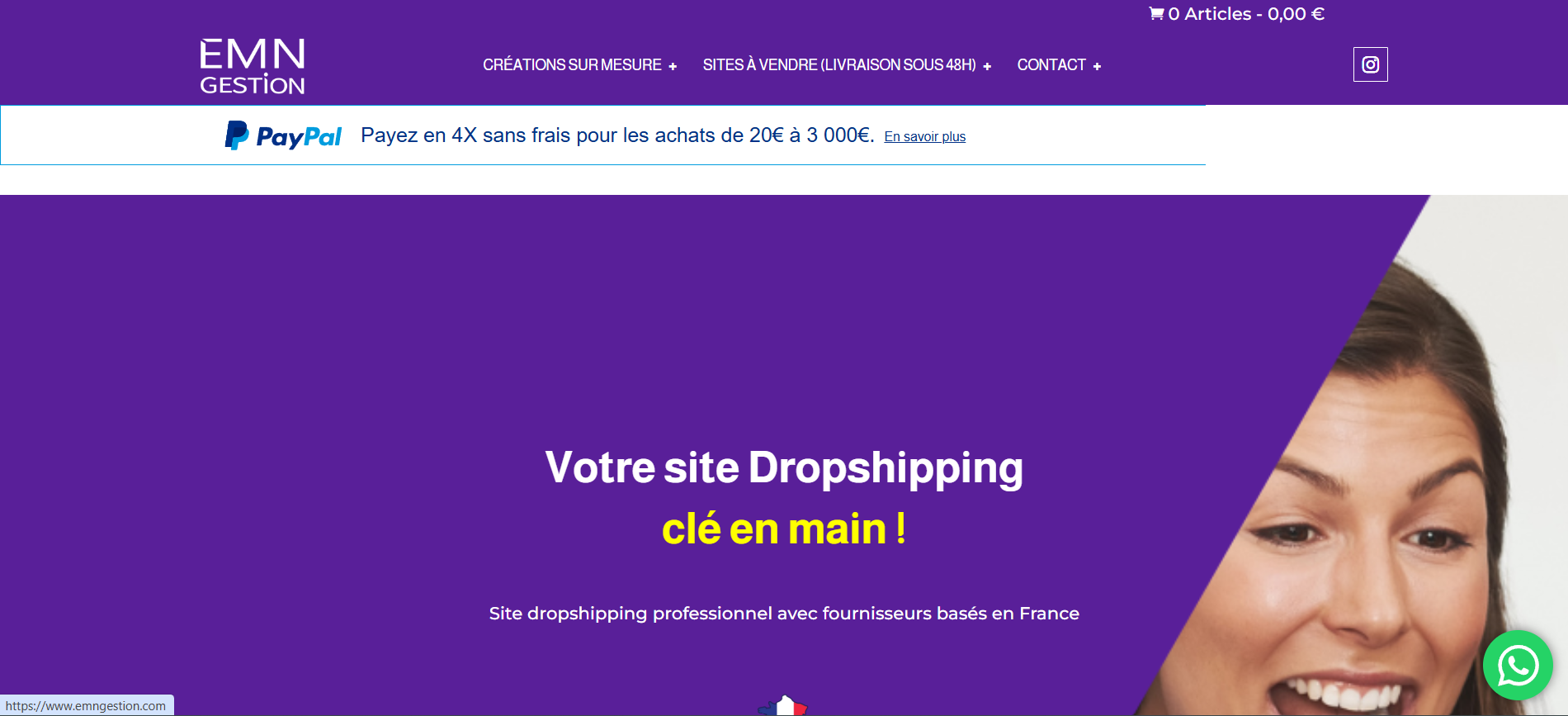 Aperçu du site http://www.emngestion.com