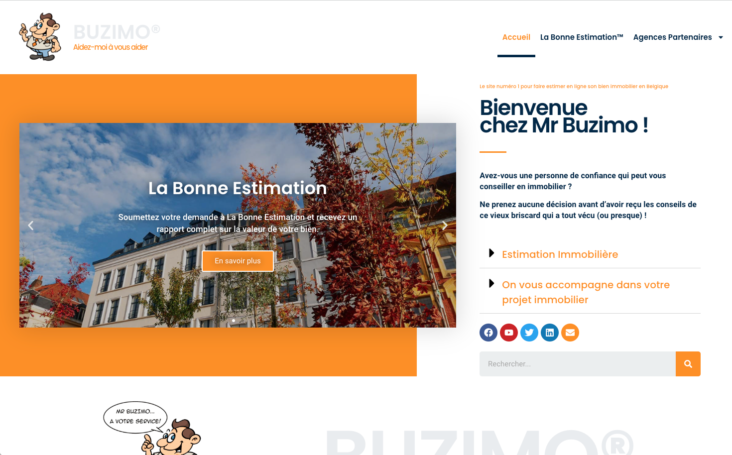 Aperçu du site https://buzimo.com