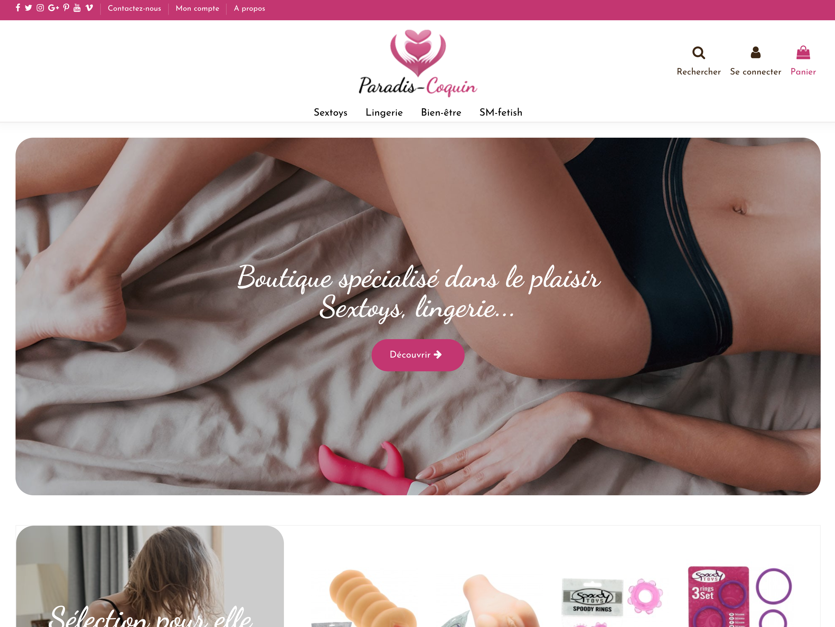 Site e-commerce avec catalogue...