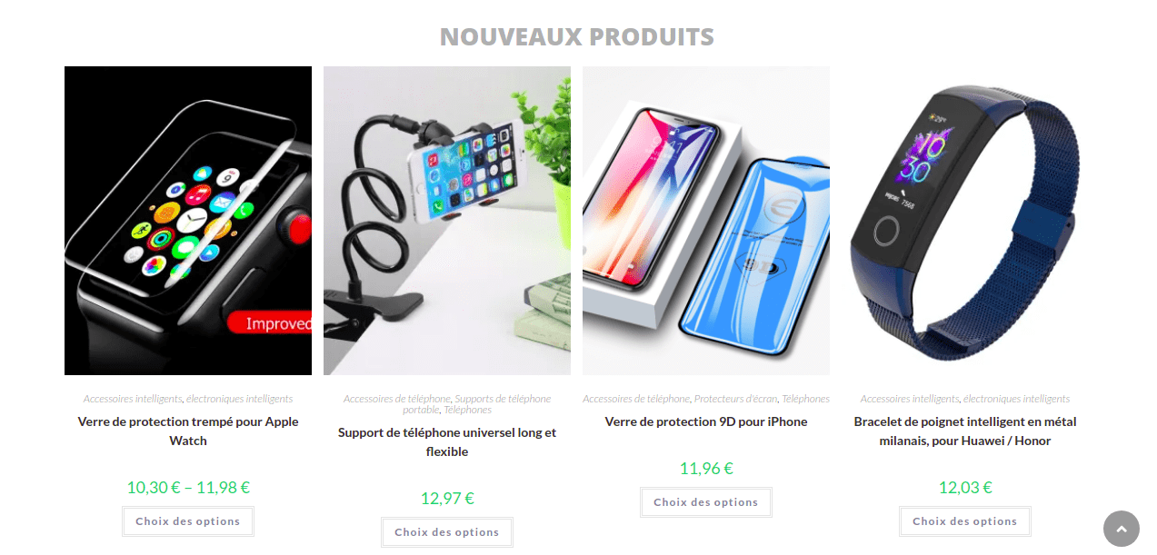 Aperçu du site https://htechstore.com