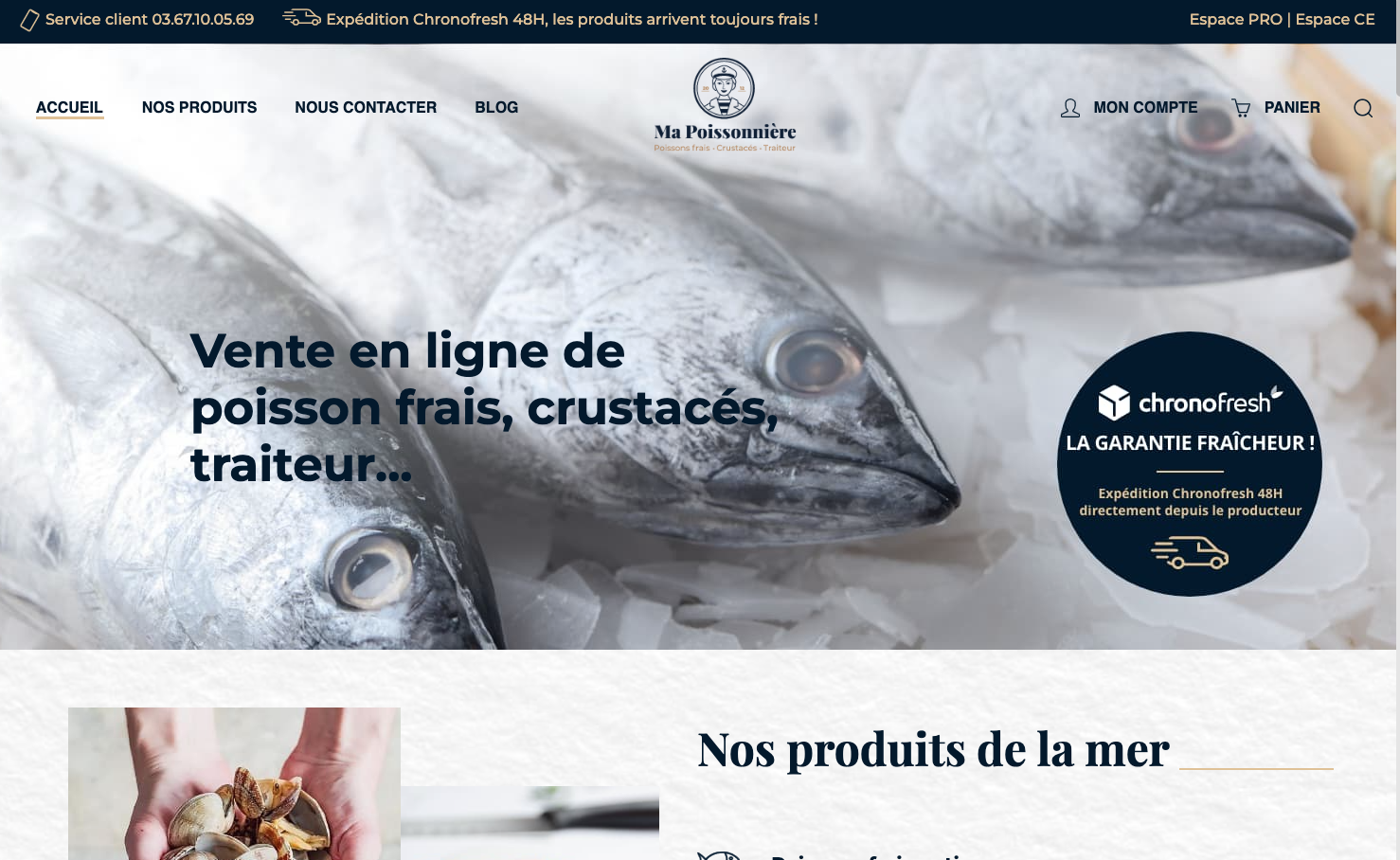 Aperçu du site http://https://mapoissonniere.fr/