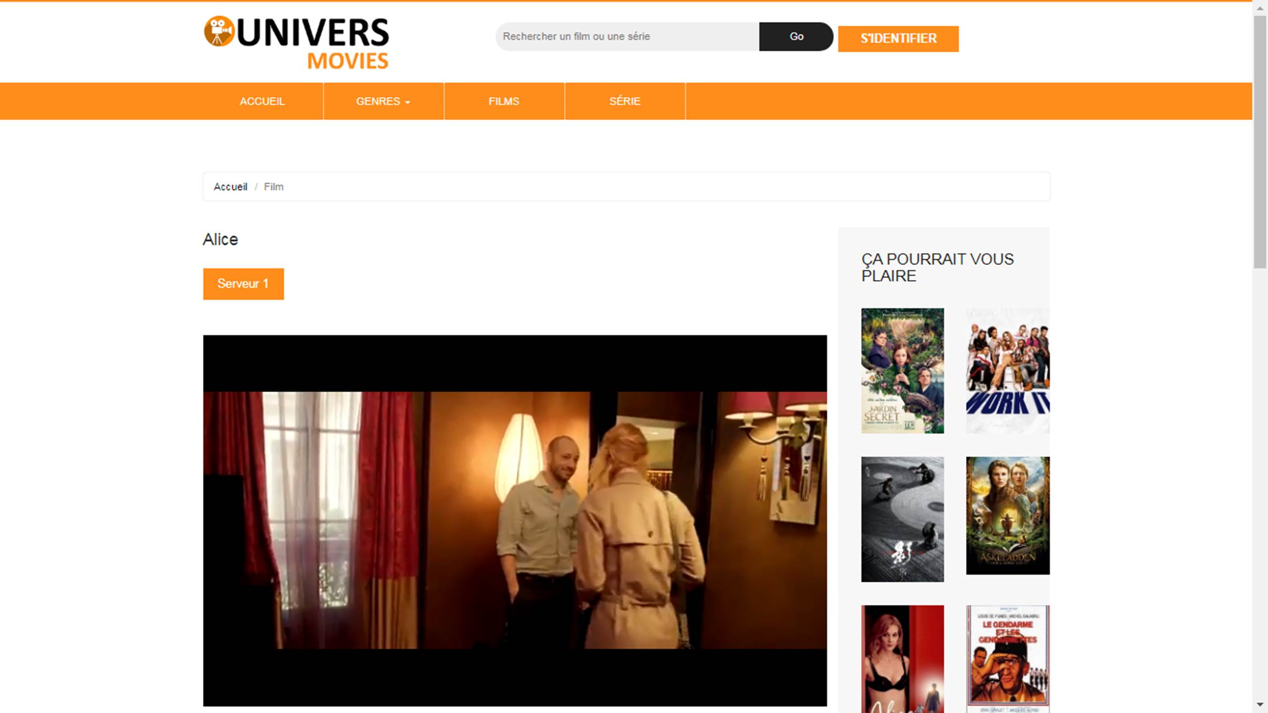 Aperçu du site https://universmovie.com/