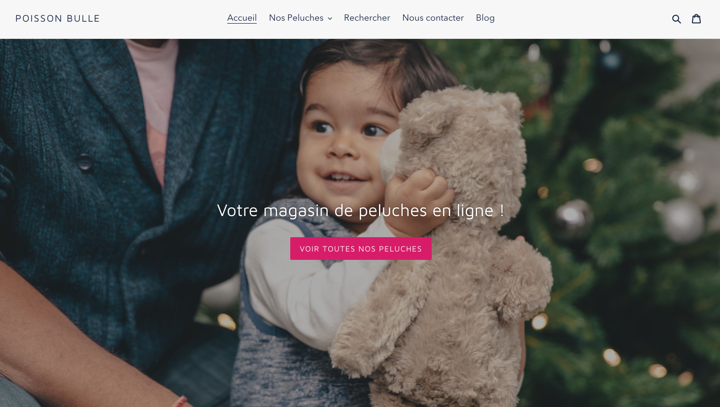 Aperçu du site https://www.poissonbulle.com