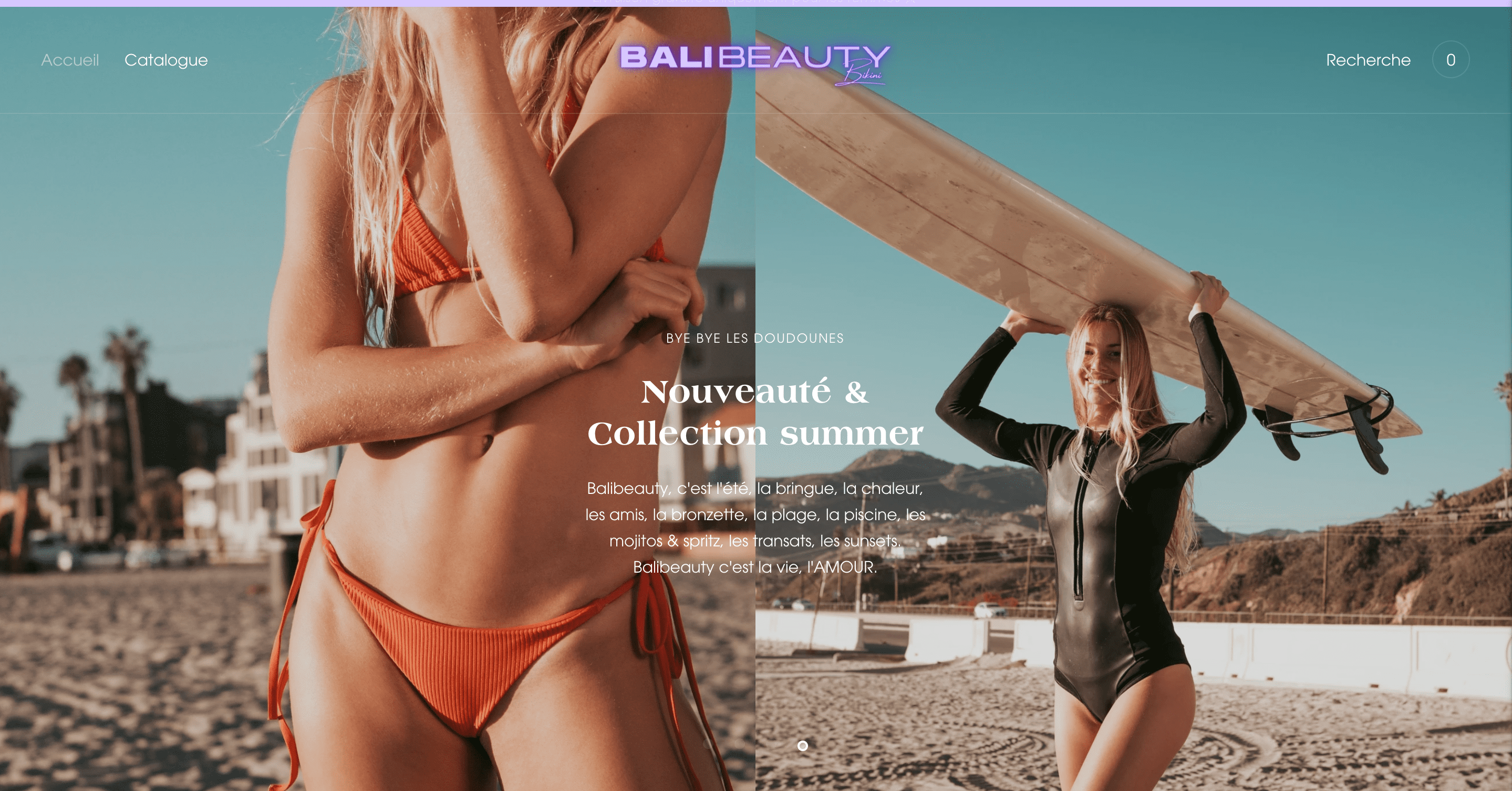 Aperçu du site http://balibeauty.fr