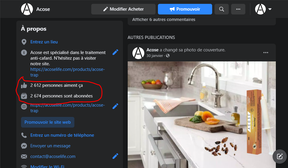 Aperçu du site https://acoselife.com