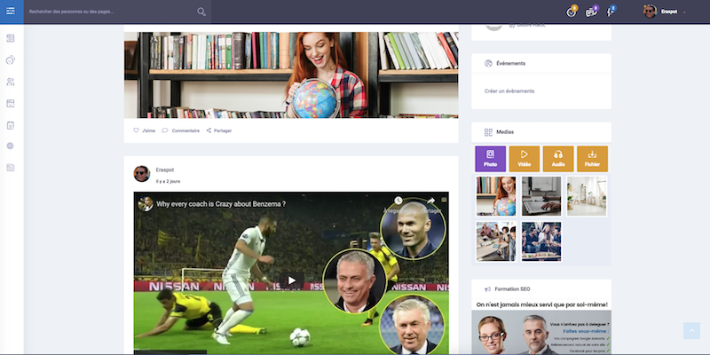 Aperçu du site https://eraspot.com