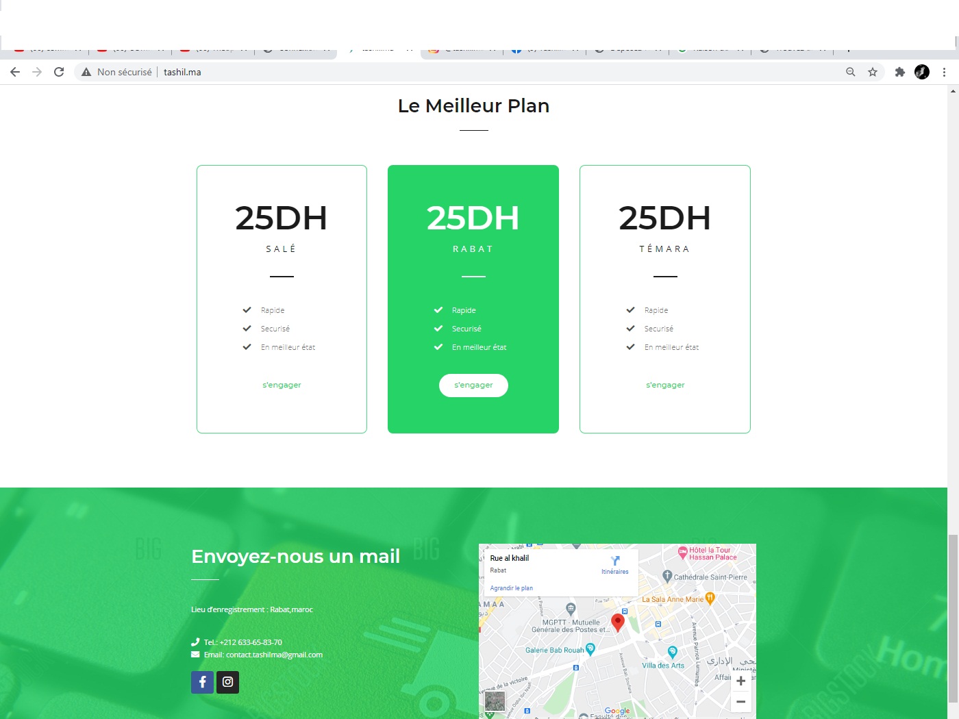 Aperçu du site http://http://tashil.ma/