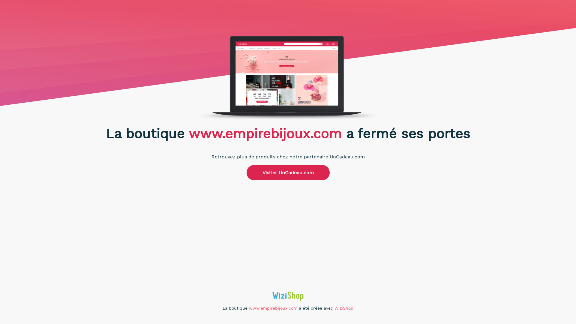 Aperçu du site https://www.empirebijoux.com/