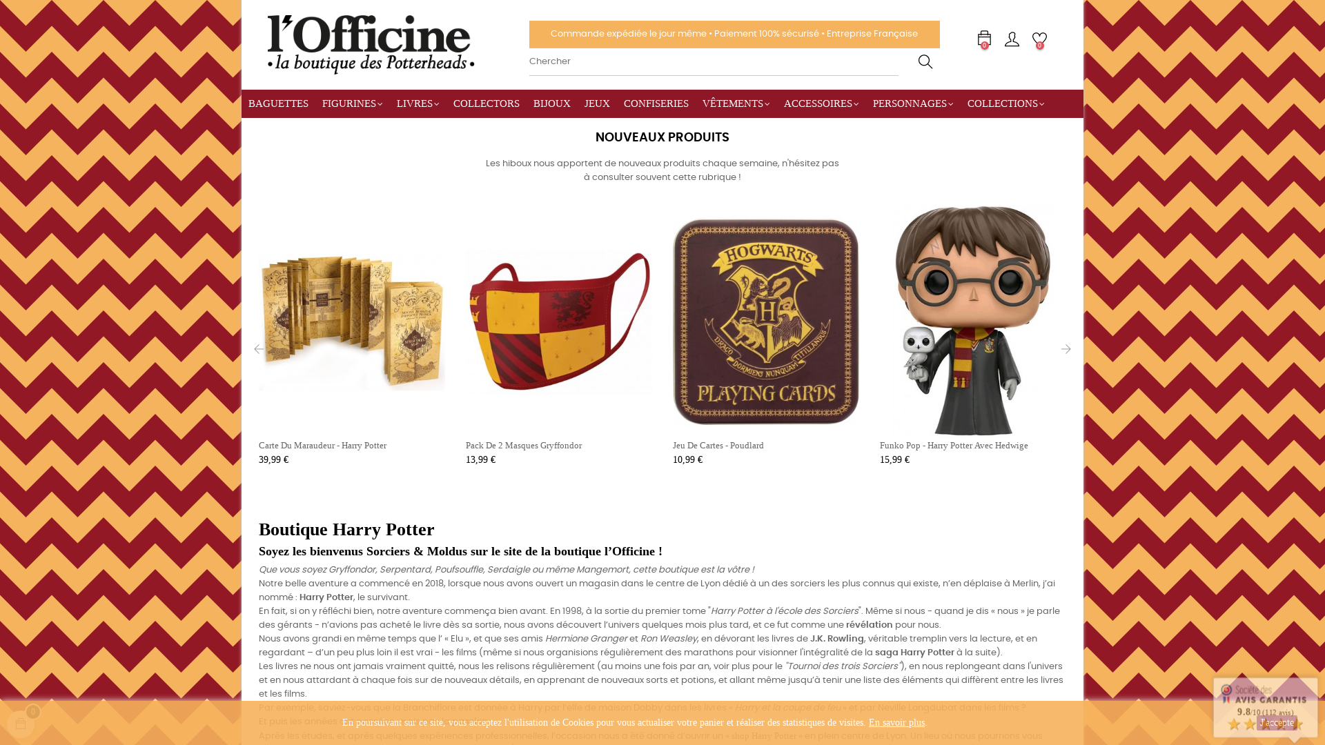 Aperçu du site http://boutique-lofficine.fr