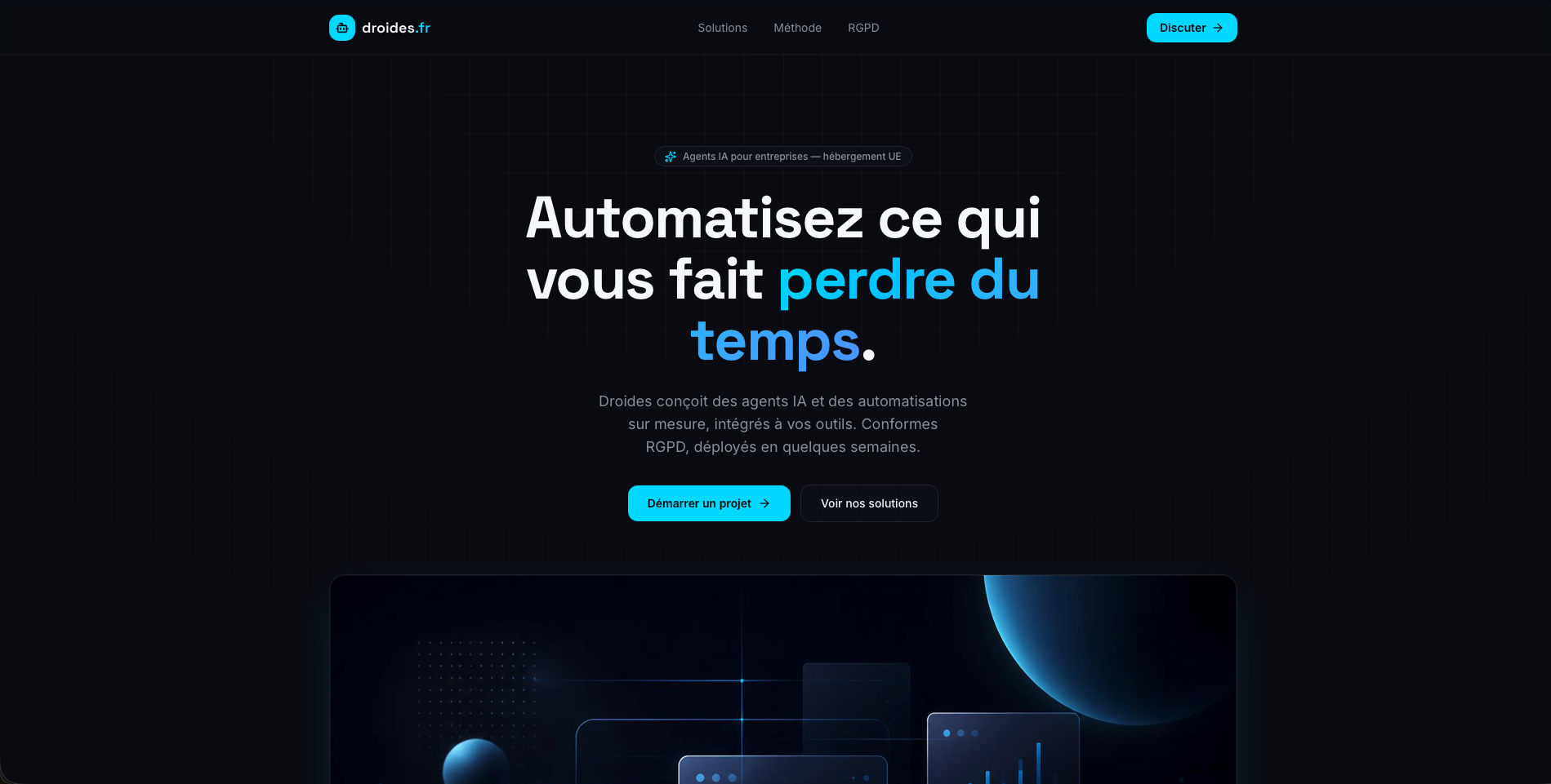 Aperçu du site https://droides.fr