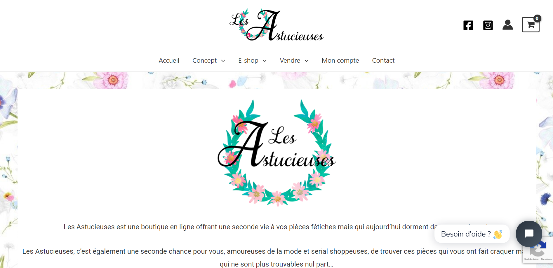 Aperçu du site https://les-astucieuses.com