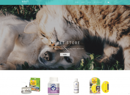 Aperçu du site https://biovet.store