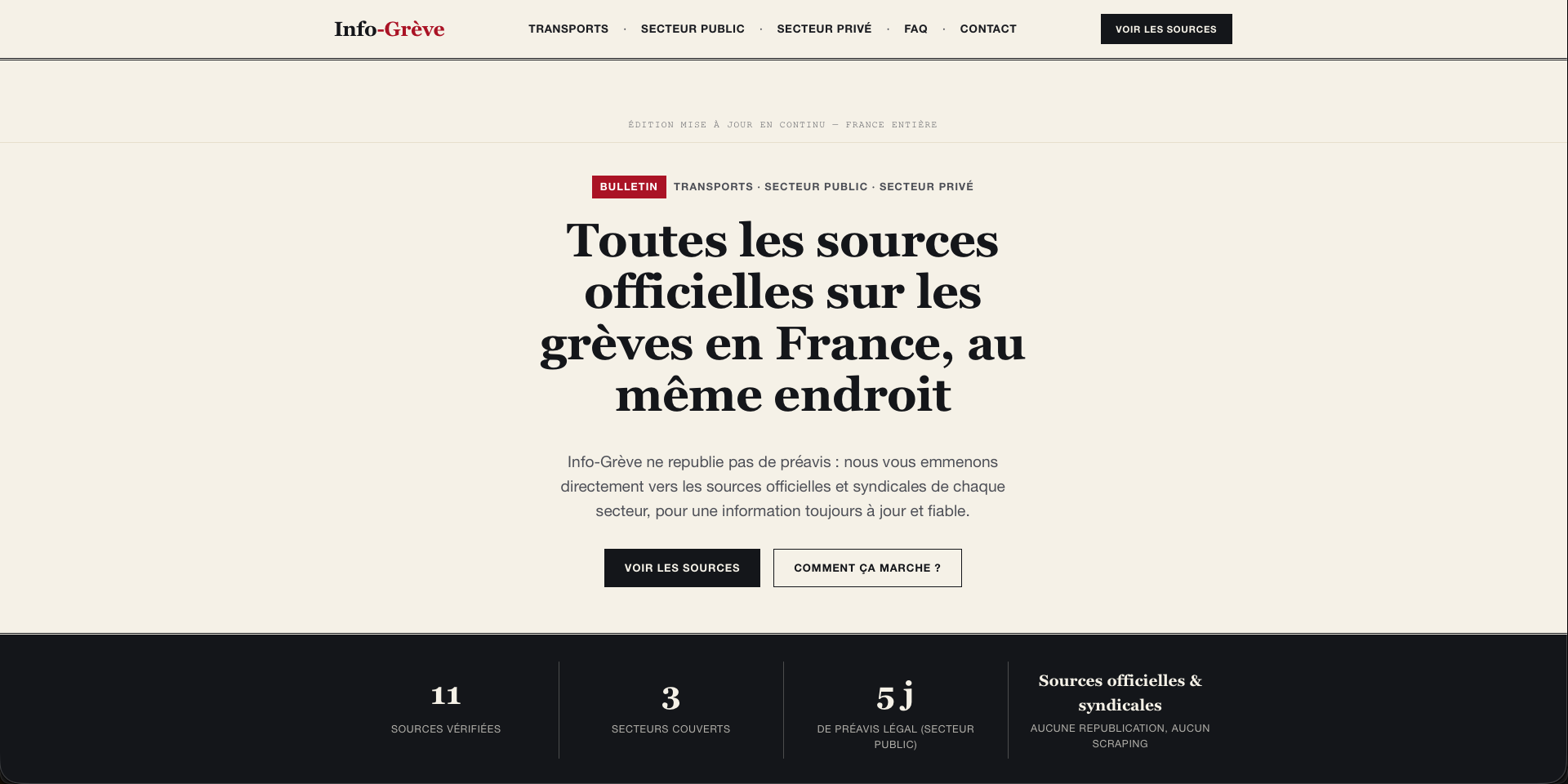Aperçu du site https://info-greve.fr