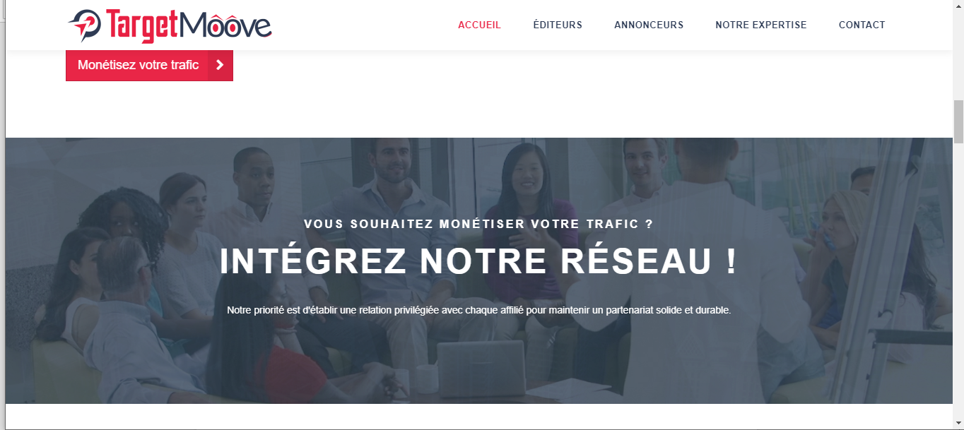 Aperçu du site https://targetmoove.com