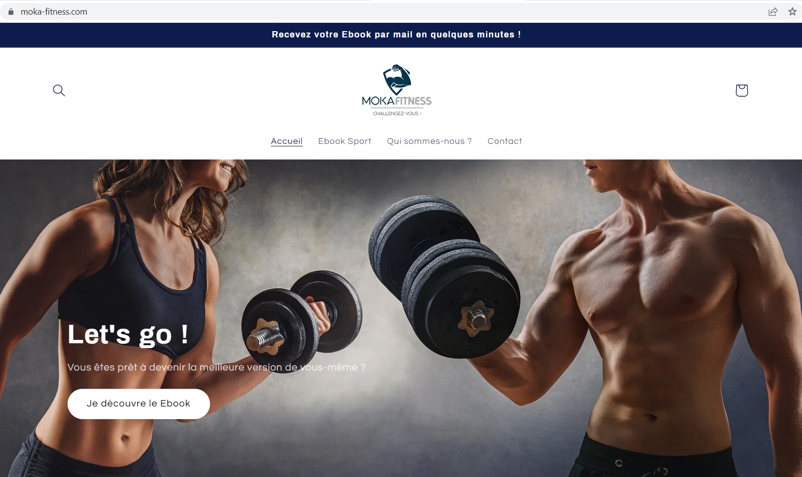 Aperçu du site https://www.moka-fitness.com
