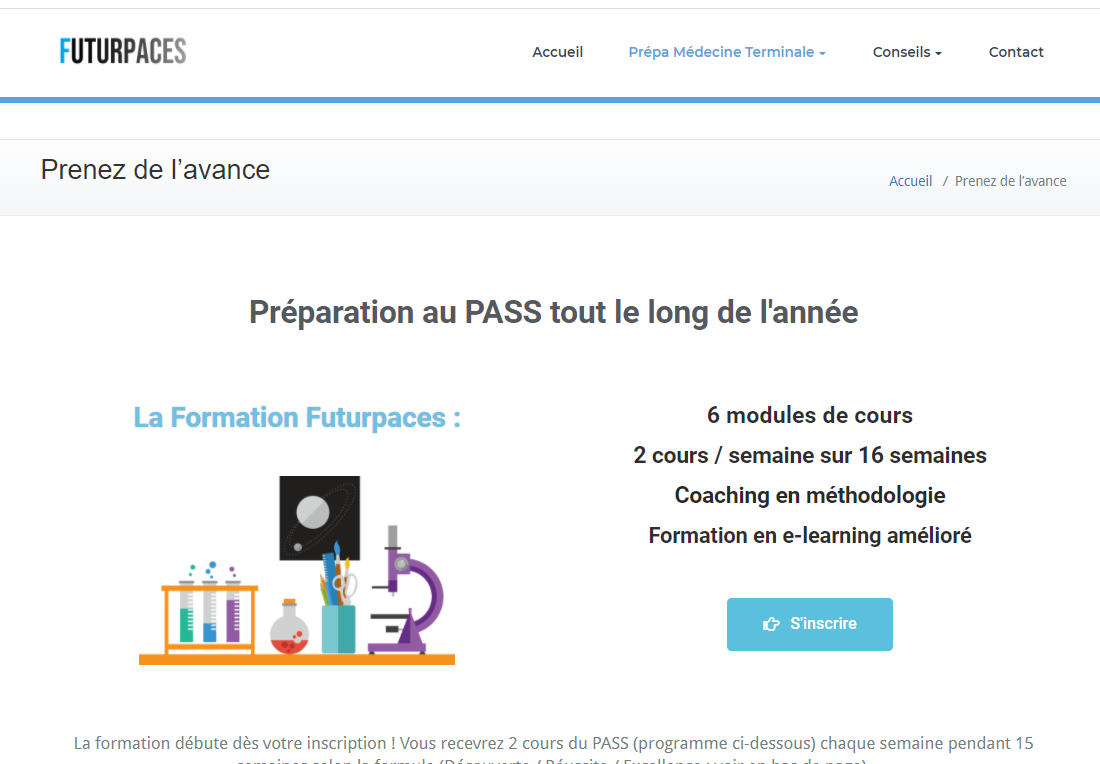 Aperçu du site http://futurpaces.fr/